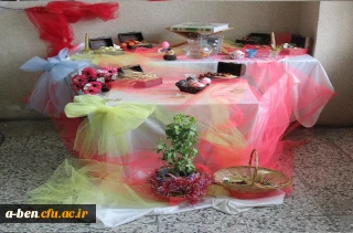 تزیین سفره هفت سین در پردیس ( انشاء الله سال نو سرشار از موفقیت پیش رو داشته باشید )