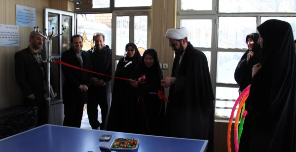 افتتاح سالن ورزشی پردیس بنت الهدی صدر اردبیل به مناسبت گرامیداشت دهه فجر