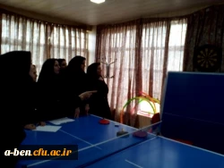 برگزاری مقدماتی مسابقه دارت بین دانشجومعلمان پردیس بنت الهدی صدر اردبیل