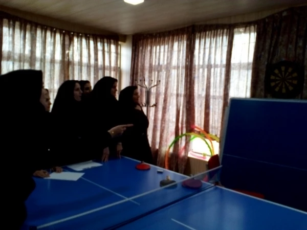 برگزاری مقدماتی مسابقه دارت بین دانشجومعلمان پردیس بنت الهدی صدر اردبیل