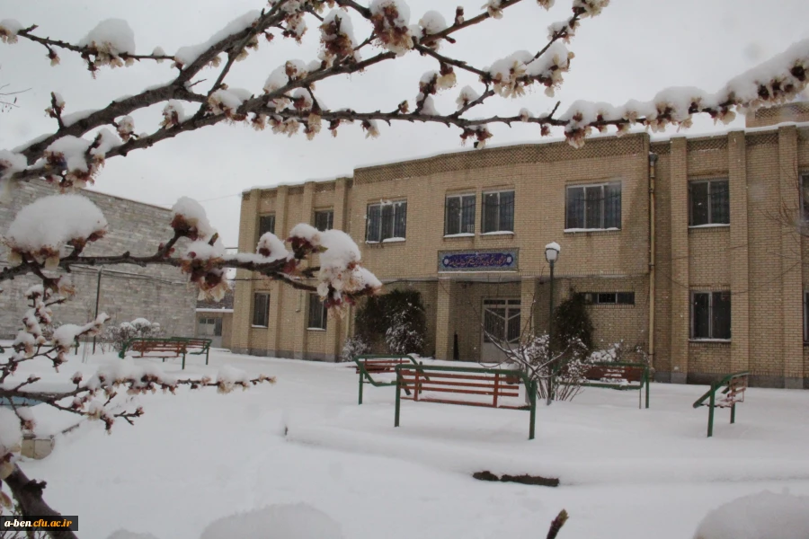 گزارش تصویری از اخرین روزهای برفی 94 در پردیس بنت الهدی صدر