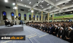 رهبر انقلاب در دیدار فرهنگیان و دانشجومعلمان