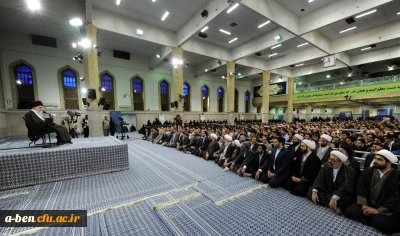 رهبر انقلاب در دیدار فرهنگیان و دانشجومعلمان