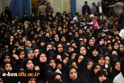 رهبر انقلاب در دیدار فرهنگیان و دانشجومعلمان