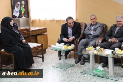 بازدید دکتر مهر محمدی و هیات همراه از پردیس بنت الهدی صدر اردبیل