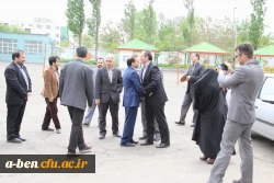 بازدید دکتر مهر محمدی و هیات همراه از پردیس بنت الهدی صدر اردبیل