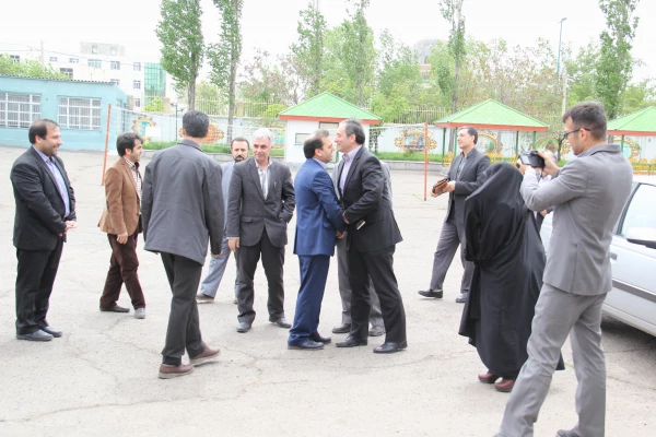 بازدید دکتر مهر محمدی و هیات همراه از پردیس بنت الهدی صدر اردبیل