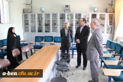 بازدید دکتر مهر محمدی و هیات همراه از پردیس بنت الهدی صدر اردبیل