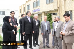 بازدید دکتر مهر محمدی و هیات همراه از پردیس بنت الهدی صدر اردبیل