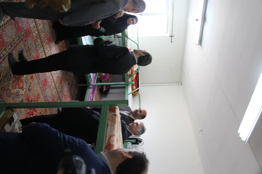 بازدید دکتر مهر محمدی و هیات همراه از پردیس بنت الهدی صدر اردبیل