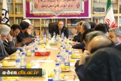 نشست صمیمی دکترمهرمحمدی ریاست دانشگاه فرهنگیان با اساتید و کارکنان دانشگاه فرهنگیان استان اردبیل