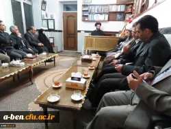 دیدار دکتر مهرمحمّدی  سرپرست دانشگاه فرهنگیان با امام جمعه ی شهرستان اردبیل