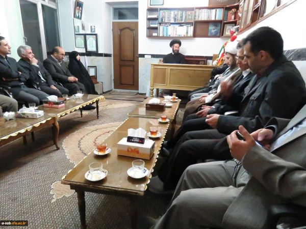 دیدار دکتر مهرمحمّدی  سرپرست دانشگاه فرهنگیان با امام جمعه ی شهرستان اردبیل