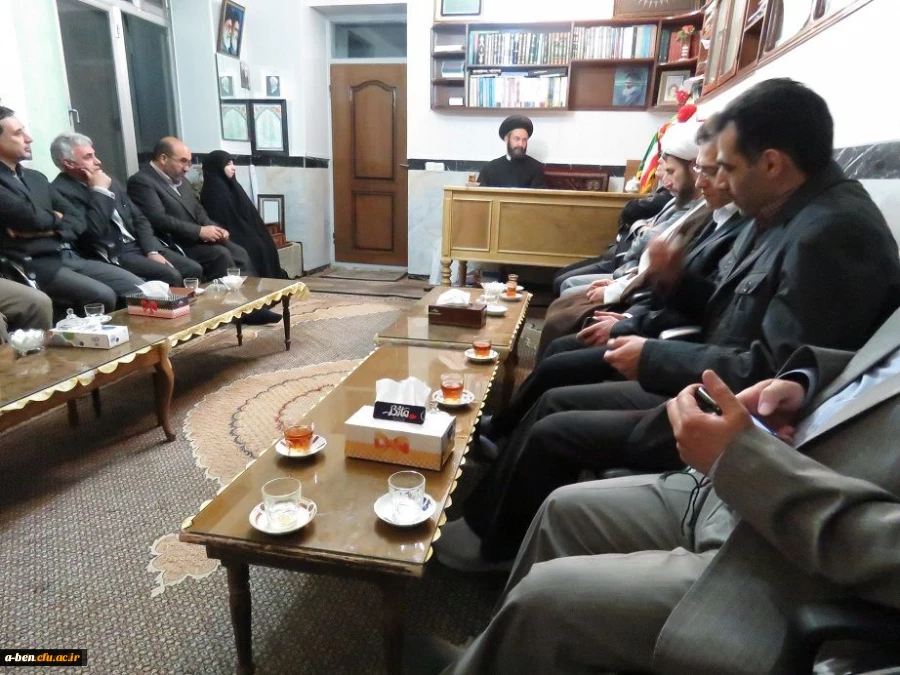 دیدار دکتر مهرمحمّدی  سرپرست دانشگاه فرهنگیان با امام جمعه ی شهرستان اردبیل