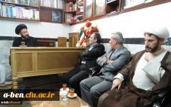 دیدار دکتر مهرمحمّدی  سرپرست دانشگاه فرهنگیان با امام جمعه ی شهرستان اردبیل
