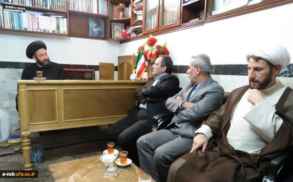 دیدار دکتر مهرمحمّدی  سرپرست دانشگاه فرهنگیان با امام جمعه ی شهرستان اردبیل