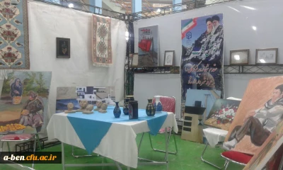 برپایی غرفه ویژه پردیس بنت الهدی صدر اردبیل در نمایشگاه توانمندی های بانوان استان اردبیل