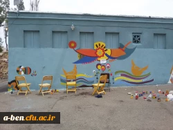 اجرای طرح شاداب سازی پردیس بنت الهدی صدر اردبیل با حضور سرپرست پردیس ، همکاران و دانشجو معلمان