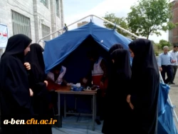 برپایی ایستگاه سلامت در هفته خوابگاه ها؛ گامی دیگر در راستای عملیاتی نمودن شعار هفته خوابگاه ها