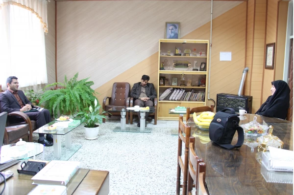 بازدید مسئولین سازمان مرکزی  از پردیس بنت الهدی صدر اردبیل