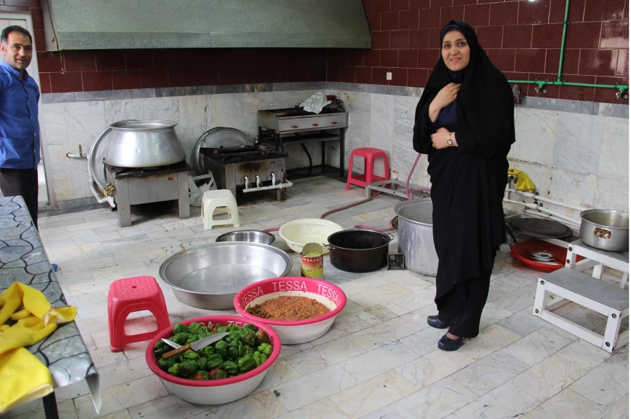 بازدید مسئولین سازمان مرکزی  از پردیس بنت الهدی صدر اردبیل