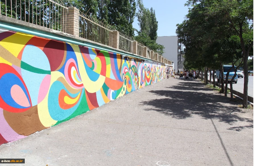 شاداب سازی محوطه بیرونی پردیس توسط شهرداری اردبیل