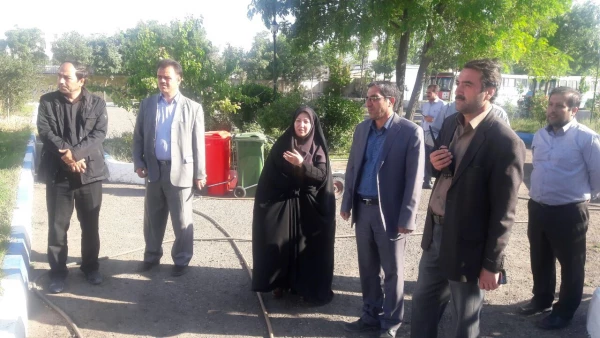 بازدید شهردار منطقه دو اردبیل  از پردیس بنت الهدی صدر