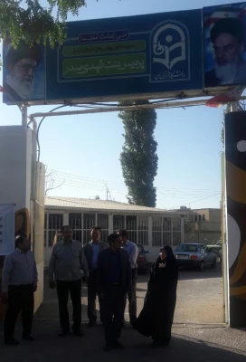 بازدید شهردار منطقه دو اردبیل  از پردیس بنت الهدی صدر