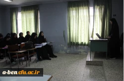 جلسات دفاع کارورزی و پروژه دانشجومعلمان ورودی 91 بنت الهدی صدر اردبیل