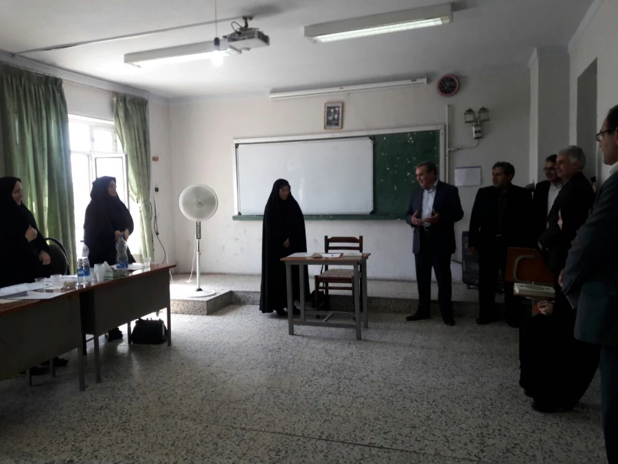 بازدید مدیر کل  آموزش و پرورش اردبیل از روند مصاحبه داوطلبان ورود به دانشگاه فرهنگیان سال 95