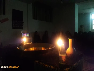 برگزاری مراسم طشت گذاری درپردیس بنت الهدی صدر اردبیل