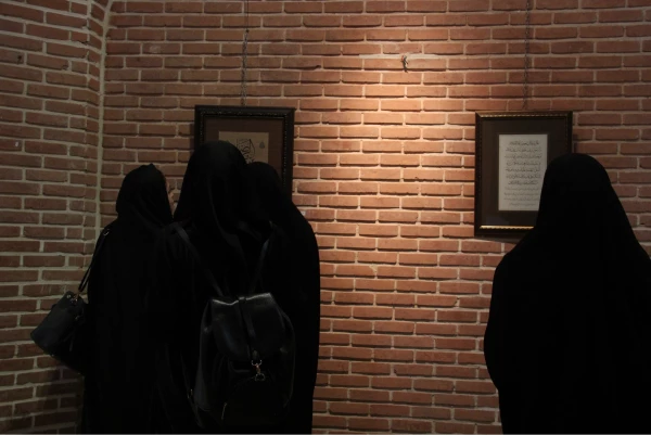 بازدید دانشجومعلمان پردیس از از نمایشگاه خوشنویسی استاد صابر صفایی