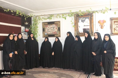 دیدارسرپرست پردیس بنت الهدی صدراردبیل باخانواده ی شهیدمدافع حرم هاشم دهقانی نیا