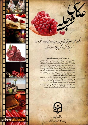 اطلاعیه برگزاری مسابقه عکاسی به مناسبت شب یلدا