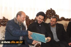 دیدار سرپرست پردیس بنت الهدی صدر با خانواده شهید زهرا اسدی