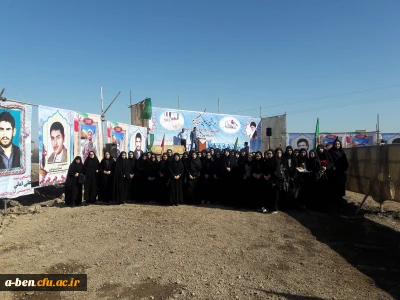 حضور پرشور دانشجو معلّمان پردیس در مراسم  تشییع و تدفین  شهید گمنام