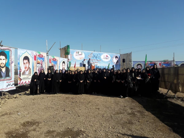 حضور پرشور دانشجو معلمان پردیس در مراسم  تشییع و تدفین  شهید گمنام