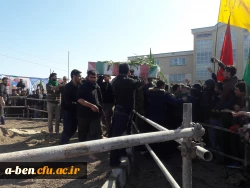 حضور پرشور دانشجو معلمان پردیس در مراسم  تشییع و تدفین  شهید گمنام