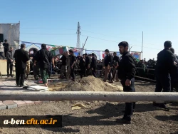 حضور پرشور دانشجو معلمان پردیس در مراسم  تشییع و تدفین  شهید گمنام