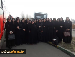 اعزام کاروان راهیان نور پردیس بنت الهدی صدر اردبیل به مناطق عملیاتی جنوب کشور