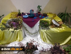 برپایی سفره هفت سین در پردیس بنت الهدی صدر اردبیل