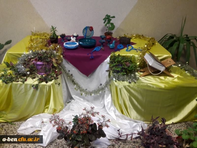 برپایی سفره هفت سین در پردیس بنت الهدی صدر اردبیل