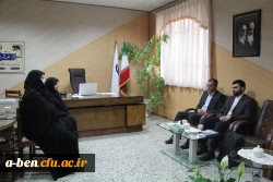 دیدار مسئولان بسیج دانشجویی دانشگاه های استان اردبیل با سرپرست پردیس بنت الهدی صدر اردبیل