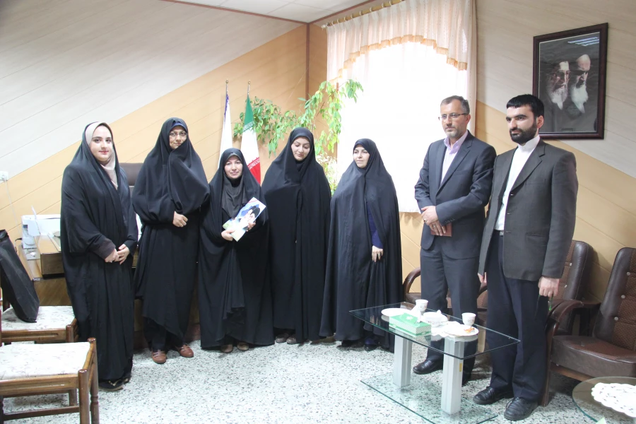 دیدار مسئولان بسیج دانشجویی دانشگاه های استان اردبیل با سرپرست پردیس بنت الهدی صدر اردبیل