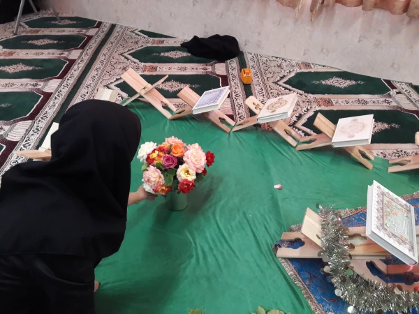 آئین غبار روبی نمازخانه پردیس بنت الهدی صدر