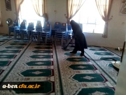 آئین غبار روبی نمازخانه پردیس بنت الهدی صدر