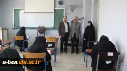 سرپرست مدیریّت پردیس های استانی اردبیل از نحوه ی برگزاری امتحانات پایان ترم پردیس بنت الهدی صدر بازدید نمود