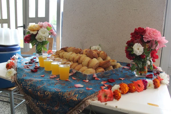 برپایی ایستگاه صلواتی در پردیس به مناسبت ولادت حضرت فاطمه معصومه (س) و روز دختر