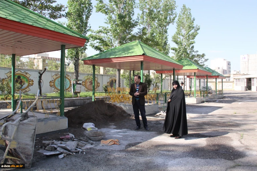 آغاز بهسازی و تعمیرات  بخش های مختلف پردیس بنت الهدی صدر اردبیل