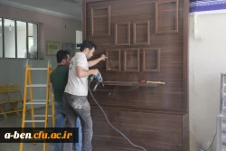 آغاز بهسازی و تعمیرات  بخش های مختلف پردیس بنت الهدی صدر اردبیل